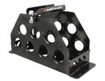 Motamec Alloy Race Battery Tray Red Top 30 40 Vertical Mounting Box - Black