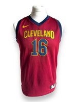 NIKE Cleveland Cavaliers NBA Larney #16 Basketball Jersey Large L Swingman Dri