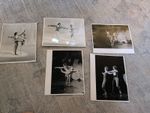 5 Rare Original Press Photos Rudolf Nureyev With Merle Park & Antoinette Sibley
