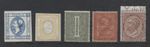 Kingdom 1862-65 - Lot of 5 - New Integral Rubber - MNH**