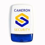 Dummy / Decoy Alarm Bell Box Sounder with printed security company logo (C)