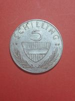 1960 Austria 5 Schilling Coin