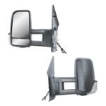 Left Side Wing Mirror N/S Long Arm Manual No Heat for 19-26 Sprinter W907 W910