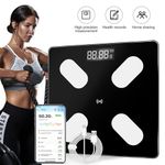 Smart Scales Bathroom Scales for Body Weight 400lbs Digital Smart Weighing Scale