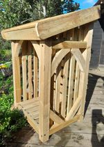 Rustic Sturdy Timber Frame Style  Log Store