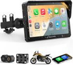 Carpuride W702T Pro Motorcycle Carplay Screen with TPMS System, Wireless CarPlay