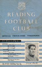 Reading v Notts County 1949/1950 - Football Programme