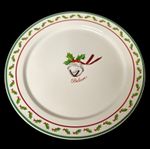 Hallmark POLAR EXPRESS 10" Dinner Plate Christmas Holly Jingle Bell Believe NEW