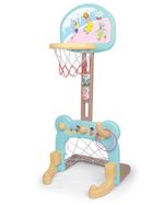 2 In 1 Kids Play Basketball & Football Set Age 3+ Multifunctional Adjustable NEW