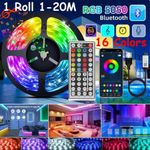 LED Strip Lights 1-20M RGB Colour Changing Tape Cabinet Kitchen TV Lighting USB