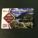 America The Beautiful National park Annual Pass (non Resident)