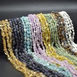 Tumbled Nugget Pebble Beads - 5mm - 8mm - 14 - 15" strand, for Jewellery Making