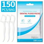 150 DENTAL FLOSS STICKS INTERDENTAL TOOTH HARPS TEETH PICKS ORAL PLAQUE CARE
