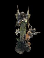 Fairies VERONESE 2000 ART Rare Mother Daughter FAIRY FIGURINE 11” Shudehill