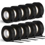 Premium Electrical Insulation Tape PVC Flame Retardant 19mm x 20m Black UK