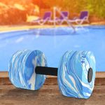 Aquatic Dumbbell EVA Water Dumbbells Swim Barbell for Water Sports Pool