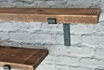 Rustic Industrial Wooden Scaffold Board Shelv +2 Brackets 4.4 cm Thick Chunky
