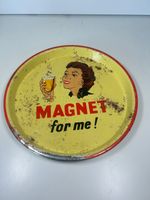 Vintage Magnet Ale Metal Drinks Tray Retro Advertising Collectable 26cm