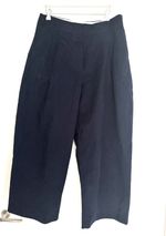 Studio Nicholson Dordoni Navy Peached Twill Trousers Sz 2