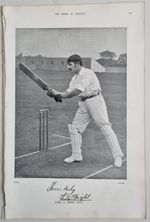1899 Antique Large Photo Print LEVI G WRIGHT Cricketer DERBYSHIRE Cricket 229