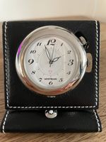 Montblanc Travel Alarm Clock 7056 with Black Leather case/Box