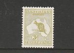 1913 FIRST WATERMARK 3d OLIVE KANGAROO EXTREMELY ""RARE"" DIE 2 SG 5E £475
