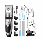Dog Clippers Professional Pet Grooming Kit Low Noise, Rechargeable Pet Shaver Co