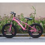 18 inch Bike Girls Pink Bicycle Front Suspension Cycling Disc Brake Kids Bike