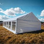 Marquee Gazebo HEAVY DUTY COMMERICAL 220gsm PE Ground Bar 4x6 4x8 5x10 6x12 7x14