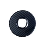 For Abarth 500 Steering Wheel FULL Centre Cover Black Real Carbon Fibre 595 695