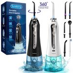 Waterpik Cordless Water Flosser Dental Oral Irrigator Teeth Cleaner Floss 5 Tips