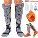 NEW! Winter Electric Heated Socks Rechargeable Battery Warm Socks Foot Warmer 🎁