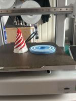 3D Printed fidget toys. Gyro spinner and infinite spiral cone bundle