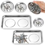 5Pcs Magnetic Parts Tray Set Magnetic Tool Trays Holder for Socket Screw Nut UK