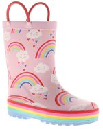 Chatterbox Younger Girls Wellies Love Rainbows assorted UK Size