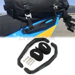 Rear Passenger Grab Handle Bar w/ Luggage Strap Belt for Yamaha Tenere 700 19-25