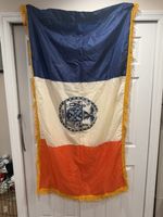 New York City Flag 3x5ft Indoor Flag City of New York 1625 with Gold Fringe