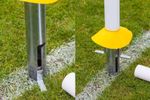 Samba Junior Rugby Goal Posts No-Hole System Locking Garden Carry Bag - Single