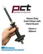 Heavy Duty Cold Chisel with Rubber Hand Guard