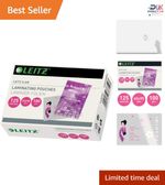 Quick Warm-Up 125 Micron Business Card Laminating Pouches - 100 Pack, 60 x 90mm