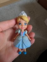 Disney Princess Cinderella Toddler Mini Poseable Doll Sparkly Skirt