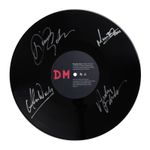 Depeche Mode With Printed Signed Autograph Vinyl Record Art