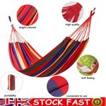 Camping Hammock 1 - 2 Person Outdoor Garden Portable Double Swing Hanging Bed❉