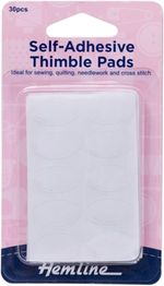 Hemline Self‑Adhesive Finger Pads 30 Pack Quilting Sewing Protection H211.FP