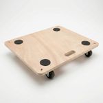 Wooden Dolly Trolley 200kg Wheeled Platform Furniture Mover Transporter Board