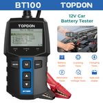 NEW! TOPDON 12V Car Battery Load Tester Analyzer Cranking Charging Test BT100-E