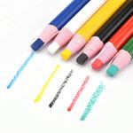 12pcs Wax China Marker Pencils Chinagraph Grease Pencil Waterproof Drawing Set