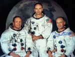 A3 A4 Framed Photo Signed Apollo 11 Neil Armstrong Buzz Aldrin Michael Collins