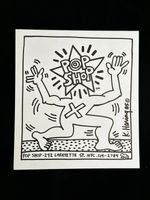 Keith Haring Pop Shop AUTHENTIC Label MINT
