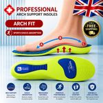 Heavy Duty Orthotic Arch Support Insoles, Shock Absorbing Orthopedic insoles New